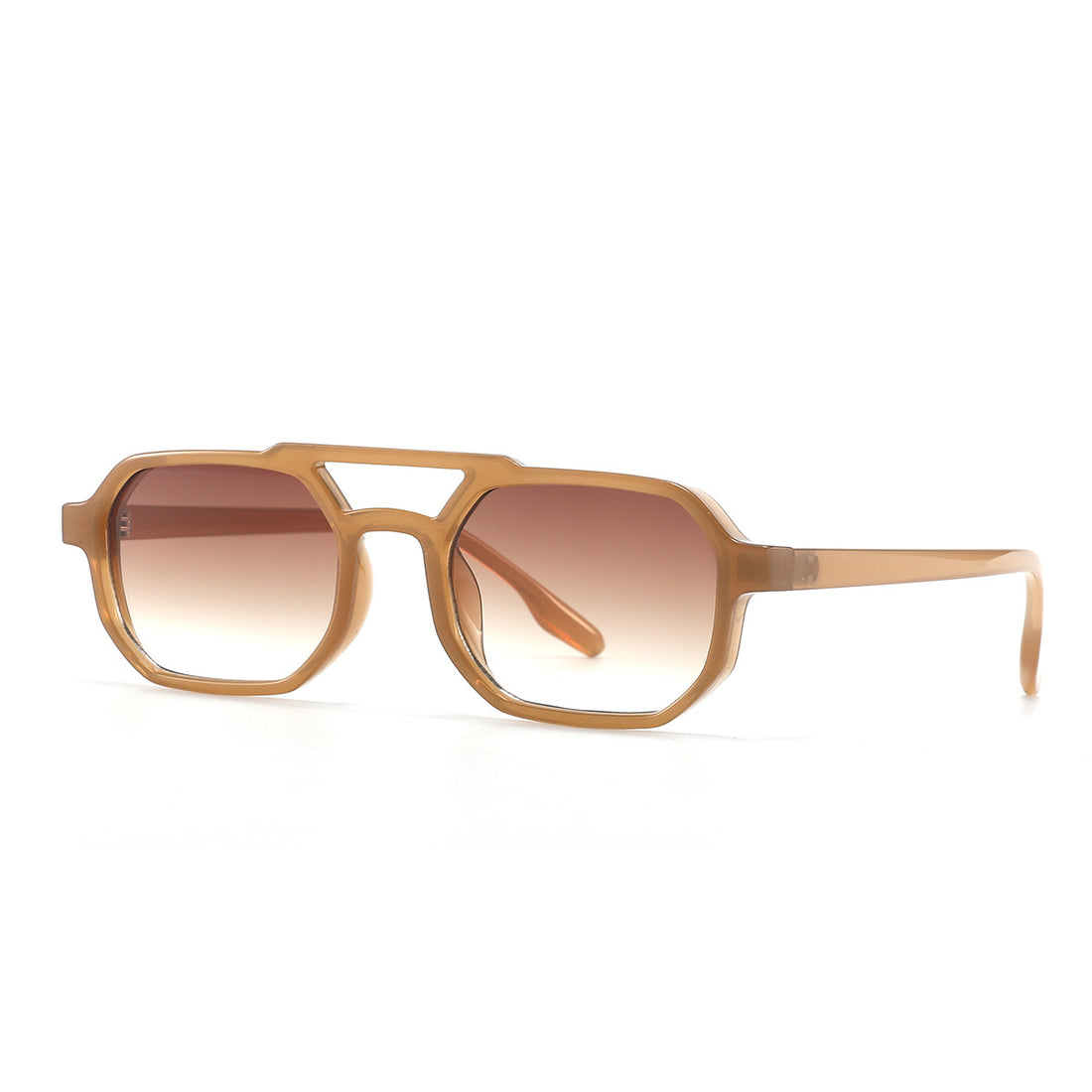J26 New Double - Beam Stylish and Personalized Aviator - Style Sunglasses