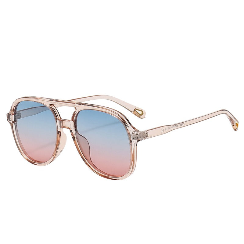 J20 Dual - Bridge TAC Polarized Sunglasses: Retro - Modern Aviator Style