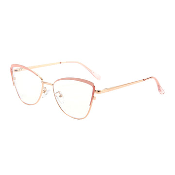 P5 New Comfort Metal Cat Eye Blue Light Blocking Glasses